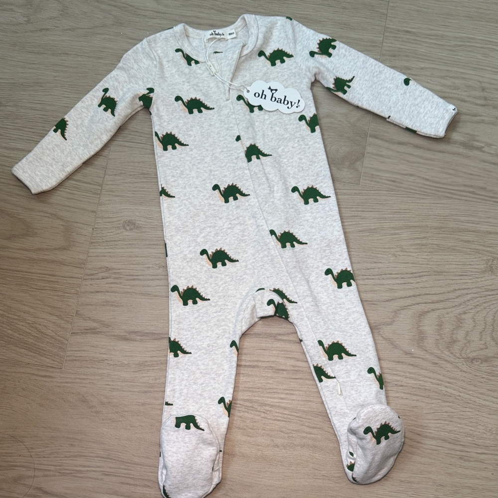 NEW with tags. Dinosaur Print Footie